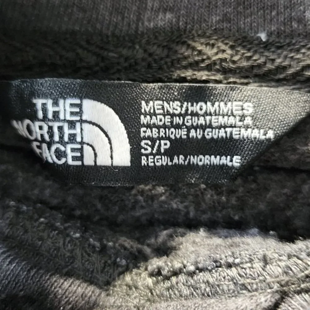 The North Face Hoodie Men's S/P Gray Logo Front Pocket Half Dome Teepee Pullover